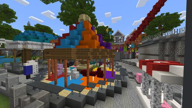 Screenshot of the Minecraft Bedrock Marketplace product Modern City created by Razzleberries.