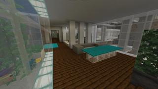 Screenshot of the Minecraft Bedrock Marketplace product Modern Cliffside Base created by Razzleberries.