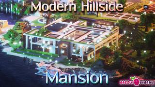 Thumbnail of the Minecraft Bedrock Marketplace product Modern Hillside Mansion created by Razzleberries.