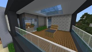 Screenshot of the Minecraft Bedrock Marketplace product Modern Mansion created by Razzleberries.