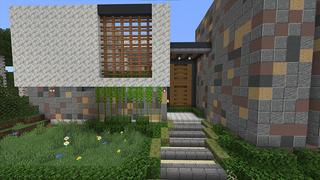 Screenshot of the Minecraft Bedrock Marketplace product Modern Mansion created by Razzleberries.