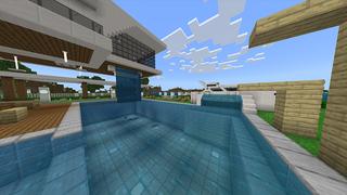 Screenshot of the Minecraft Bedrock Marketplace product Modern Millionaire Island created by Razzleberries.