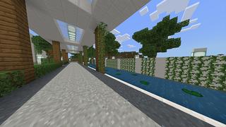 Screenshot of the Minecraft Bedrock Marketplace product Modern Millionaire Island created by Razzleberries.
