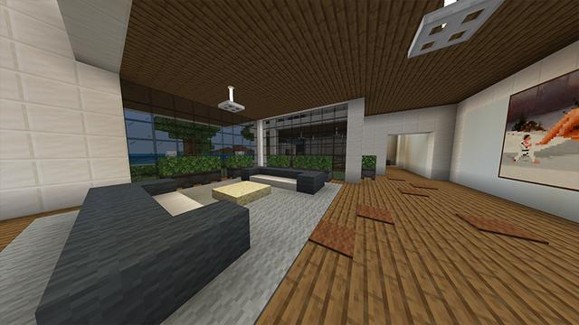 Screenshot of the Minecraft Bedrock Marketplace product Modern Millionaire Island created by Razzleberries.