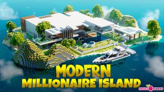 Thumbnail of the Minecraft Bedrock Marketplace product L'île moderne des millionnaires created by Razzleberries.