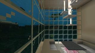 Screenshot of the Minecraft Bedrock Marketplace product Modern Underwater Base created by Razzleberries.