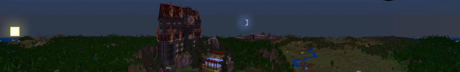 Panorama of the Minecraft Bedrock Marketplace product Monster Highschool created by Razzleberries.