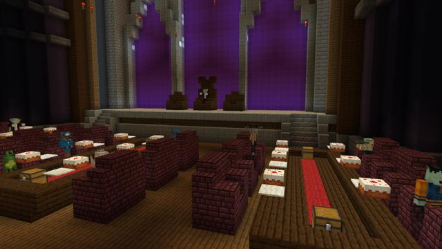 Screenshot of the Minecraft Bedrock Marketplace product Monster Highschool created by Razzleberries.