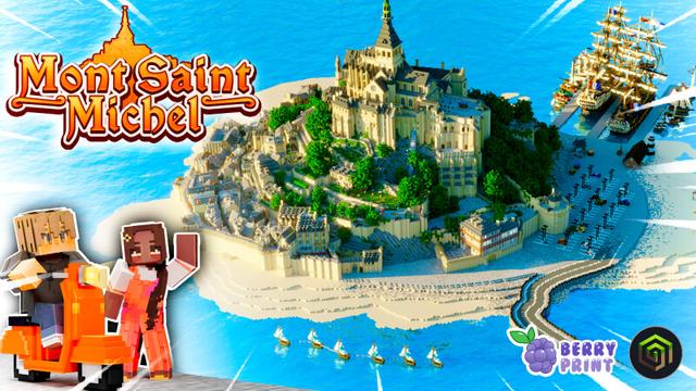 Thumbnail of the Minecraft Bedrock Marketplace product Mont-Saint-Michel created by Razzleberries.