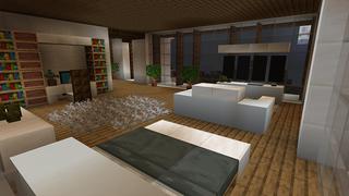 Screenshot of the Minecraft Bedrock Marketplace product Mountain Tycoon Mansion created by Razzleberries.