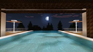 Screenshot of the Minecraft Bedrock Marketplace product Mountain Tycoon Mansion created by Razzleberries.