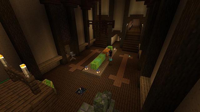 Screenshot of the Minecraft Bedrock Marketplace product Moving Palace created by Razzleberries.
