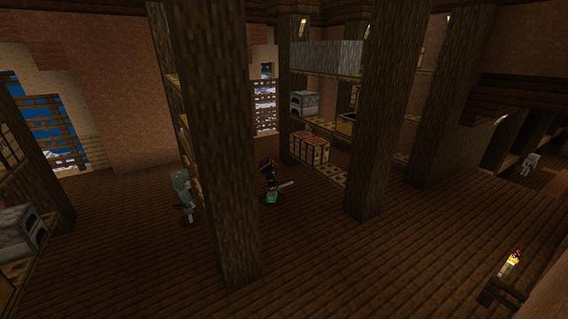 Screenshot of the Minecraft Bedrock Marketplace product Moving Palace created by Razzleberries.