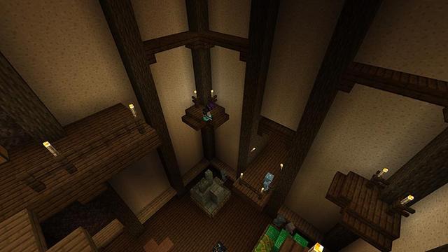 Screenshot of the Minecraft Bedrock Marketplace product Moving Palace created by Razzleberries.
