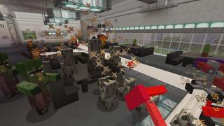 Screenshot of the Minecraft Bedrock Marketplace product Mutant Zombie Outbreak created by Razzleberries.