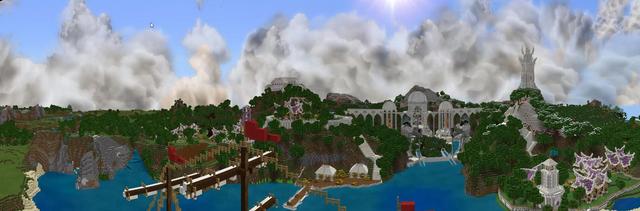 Panorama of the Minecraft Bedrock Marketplace product Mythe Edhil created by Razzleberries.