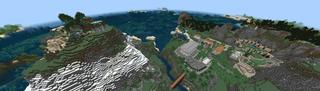 Panorama of the Minecraft Bedrock Marketplace product Mythos created by Razzleberries.