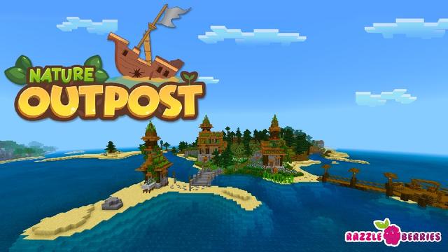 Thumbnail of the Minecraft Bedrock Marketplace product Nature Outpost created by Razzleberries.