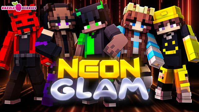 Thumbnail of the Minecraft Bedrock Marketplace product Neon Glam created by Razzleberries.