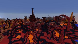 Screenshot of the Minecraft Bedrock Marketplace product Nether Biomes created by Razzleberries.