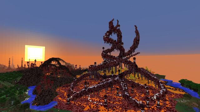 Screenshot of the Minecraft Bedrock Marketplace product Nether Biomes created by Razzleberries.