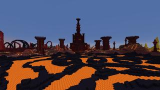 Screenshot of the Minecraft Bedrock Marketplace product Nether Biomes created by Razzleberries.