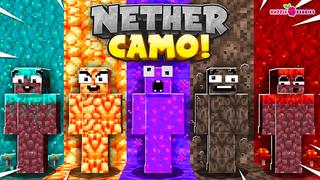 Thumbnail of the Minecraft Bedrock Marketplace product Nether Camo! created by Razzleberries.
