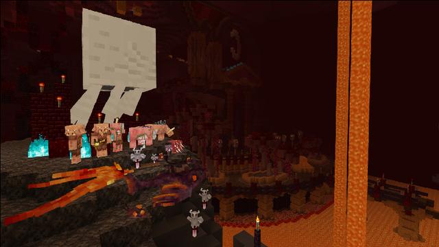 Screenshot of the Minecraft Bedrock Marketplace product Nether Plus created by Razzleberries.