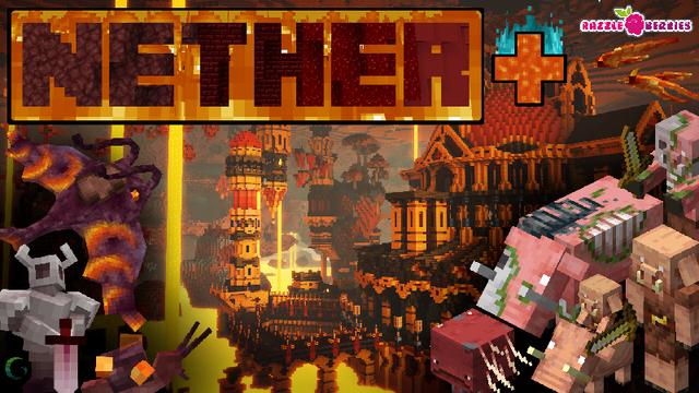 Thumbnail of the Minecraft Bedrock Marketplace product Nether Plus created by Razzleberries.