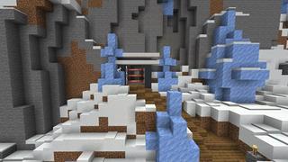 Screenshot of the Minecraft Bedrock Marketplace product Noob vs Pro Arctic Base created by Razzleberries.