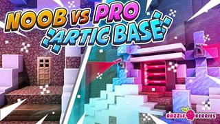 Thumbnail of the Minecraft Bedrock Marketplace product Noob vs Pro Arctic Base created by Razzleberries.