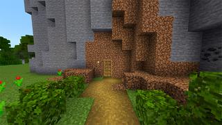 Screenshot of the Minecraft Bedrock Marketplace product Noob vs Pro vs Hacker Base created by Razzleberries.