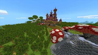Screenshot of the Minecraft Bedrock Marketplace product Norius: Mushroom Palace created by Razzleberries.