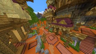 Screenshot of the Minecraft Bedrock Marketplace product Norius: Mushroom Palace created by Razzleberries.