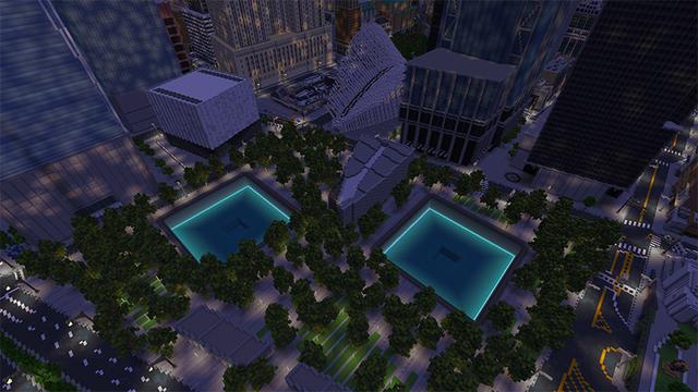 Screenshot of the Minecraft Bedrock Marketplace product NYC Lower Manhattan created by Razzleberries.