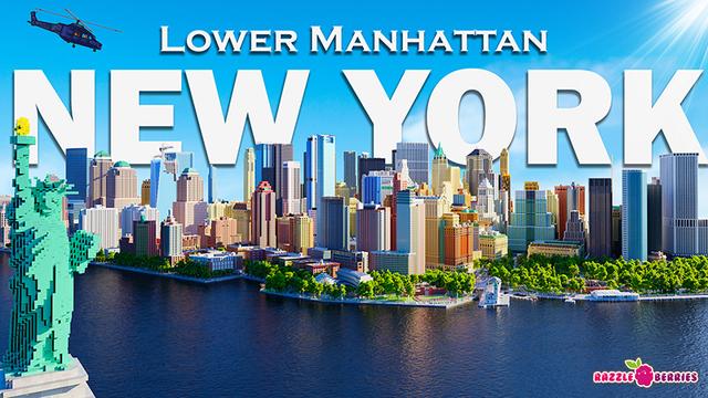 Thumbnail of the Minecraft Bedrock Marketplace product NYC Lower Manhattan created by Razzleberries.