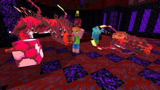 Screenshot of the Minecraft Bedrock Marketplace product One Block Dragons created by Razzleberries.