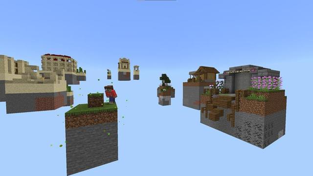 Screenshot of the Minecraft Bedrock Marketplace product One Block Realms created by Razzleberries.