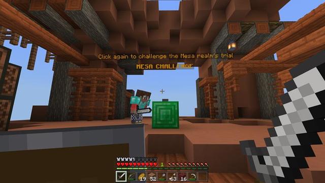 Screenshot of the Minecraft Bedrock Marketplace product One Block Realms created by Razzleberries.