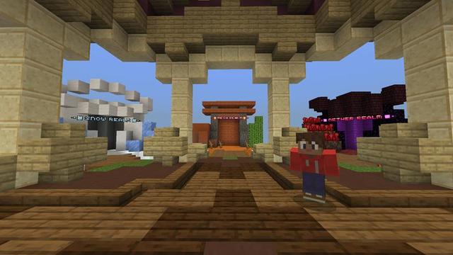 Screenshot of the Minecraft Bedrock Marketplace product One Block Realms created by Razzleberries.