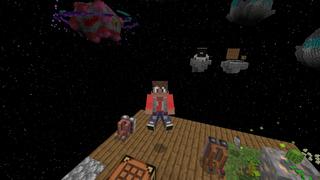 Screenshot of the Minecraft Bedrock Marketplace product One Block Space created by Razzleberries.