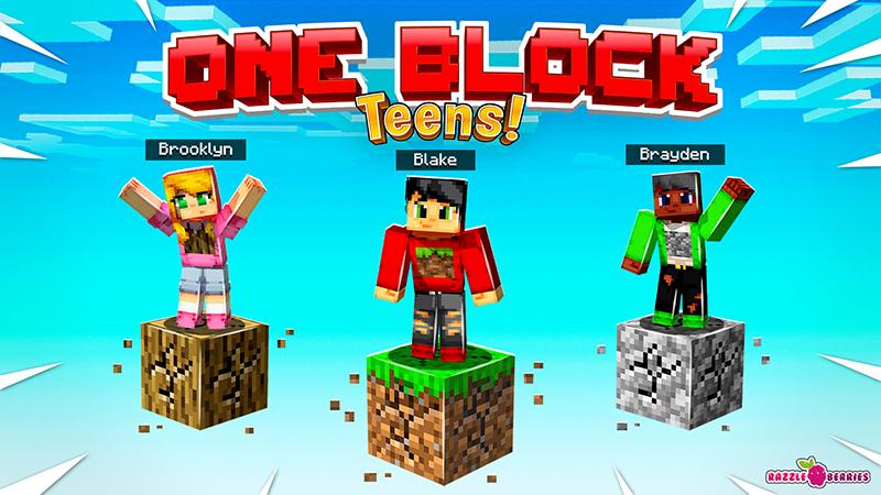 One Block Teens! by Razzleberries | CHUNK - Minecraft Bedrock ...