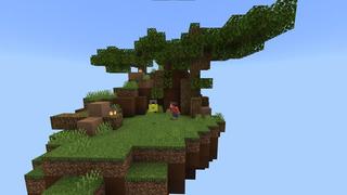 Screenshot of the Minecraft Bedrock Marketplace product One Block Tycoon created by Razzleberries.