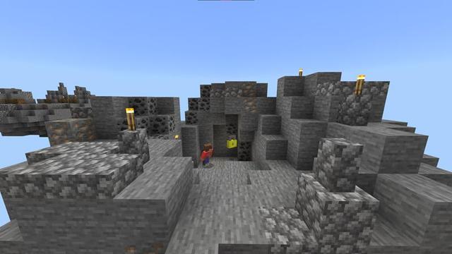 Screenshot of the Minecraft Bedrock Marketplace product One Block Tycoon created by Razzleberries.