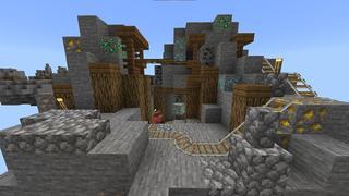 Screenshot of the Minecraft Bedrock Marketplace product One Block Tycoon created by Razzleberries.