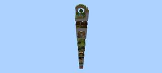 Panorama of the Minecraft Bedrock Marketplace product One Chunk Challenge 2 created by Razzleberries.