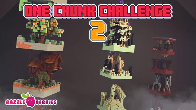 Thumbnail of the Minecraft Bedrock Marketplace product One Chunk Challenge 2 created by Razzleberries.