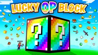 Thumbnail of the Minecraft Bedrock Marketplace product OP Lucky Block created by Razzleberries.
