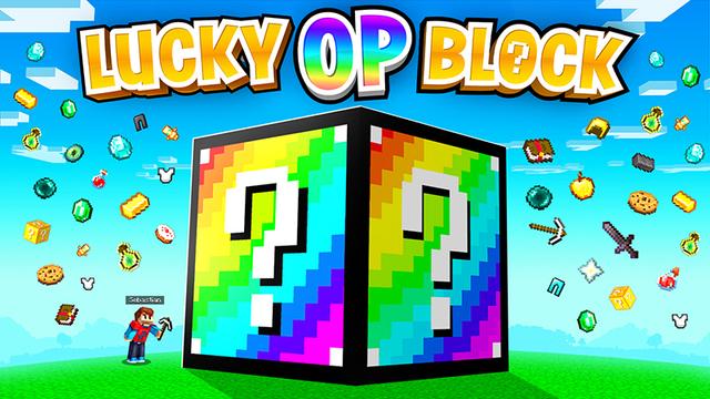 Thumbnail of the Minecraft Bedrock Marketplace product OP Bloque de la Suerte created by Razzleberries.
