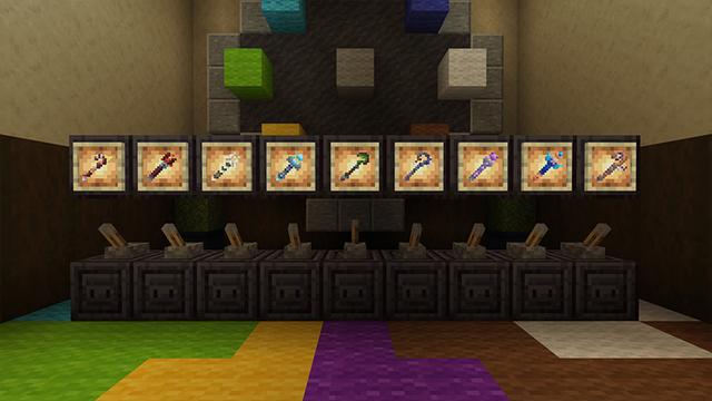 Screenshot of the Minecraft Bedrock Marketplace product OP WAND created by Razzleberries.